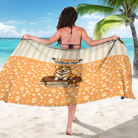 Corgi Powered By Treats And Short Legs Sarong Royal Crown Low Rider Funny Dog Quote Paw