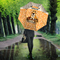Corgi Powered By Treats And Short Legs Umbrella Royal Crown Low Rider Funny Dog Quote Paw