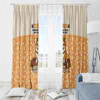 Corgi Powered By Treats And Short Legs Window Curtain Royal Crown Low Rider Funny Dog Quote Paw