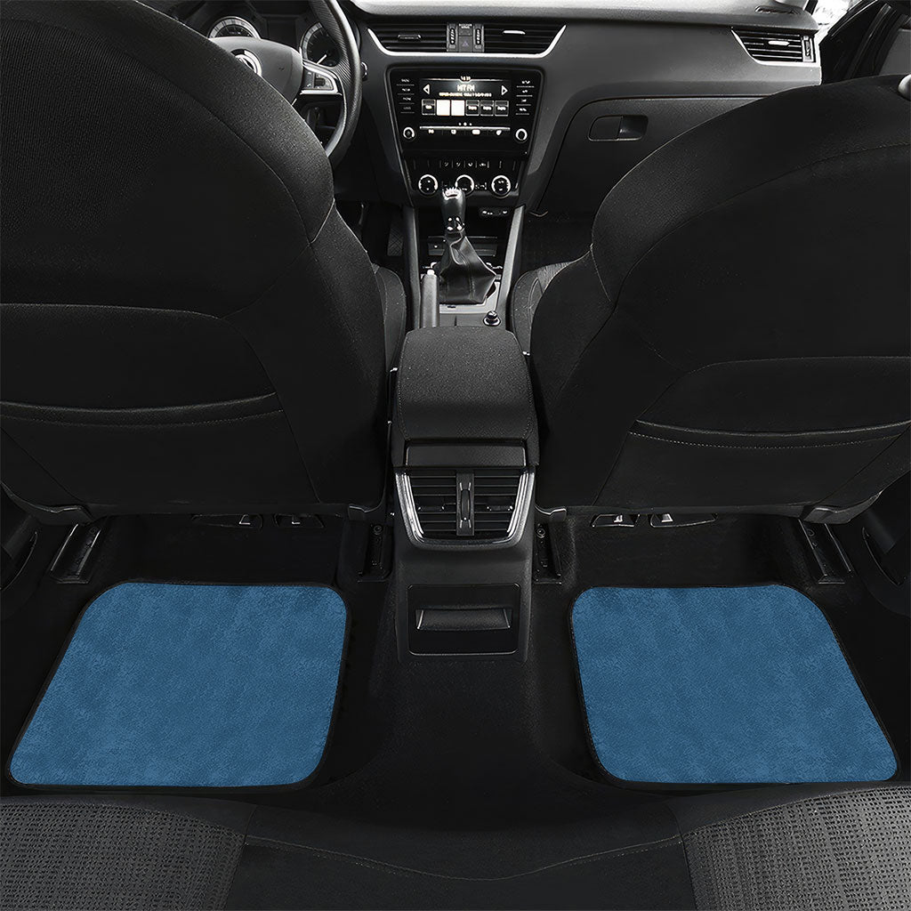 Husky Hair Is My Glitter Car Mats Funny Dog Quote Paw Print Pattern