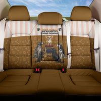 Chihuahua Five Pounds Of Strong Opinions Back Car Seat Cover Funny Dog Quote Paw Print Pattern