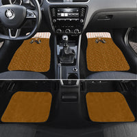Chihuahua Five Pounds Of Strong Opinions Car Mats Funny Dog Quote Paw Print Pattern