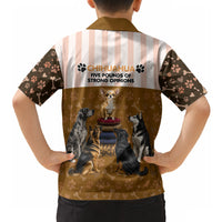 Chihuahua Five Pounds Of Strong Opinions Hawaiian Shirt Funny Dog Quote Paw Print Pattern