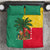 Benin Christmas Bedding Set with Palm Tree Dolls and Red Yellow Green Festive - Wonder Print Shop