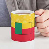 Benin Christmas Ceramic Mug with Palm Tree Dolls and Red Yellow Green Festive - Wonder Print Shop