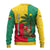 Benin Christmas Ugly Christmas Sweater with Palm Tree Dolls and Red Yellow Green Festive - Wonder Print Shop