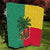 Benin Christmas Quilt with Palm Tree Dolls and Red Yellow Green Festive - Wonder Print Shop