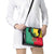 Benin Christmas Shoulder Handbag with Palm Tree Dolls and Red Yellow Green Festive - Wonder Print Shop