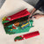 Benin Christmas Umbrella with Palm Tree Dolls and Red Yellow Green Festive - Wonder Print Shop