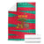 Benin Christmas Blanket with Safari Animals Baobab Tree and National Coat of Arms Design - Wonder Print Shop