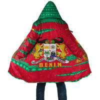 Benin Christmas Cloak with Safari Animals Baobab Tree and National Coat of Arms Design - Wonder Print Shop
