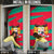 Benin Christmas Door Cover with Safari Animals Baobab Tree and National Coat of Arms Design - Wonder Print Shop