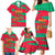 Benin Christmas Family Matching Mermaid Dress and Hawaiian Shirt with Safari Animals Baobab Tree and National Coat of Arms Design - Wonder Print Shop