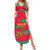 Benin Christmas Family Matching Summer Maxi Dress and Hawaiian Shirt with Safari Animals Baobab Tree and National Coat of Arms Design - Wonder Print Shop