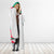 Benin Christmas Hooded Blanket with Safari Animals Baobab Tree and National Coat of Arms Design - Wonder Print Shop