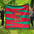 Benin Christmas Quilt with Safari Animals Baobab Tree and National Coat of Arms Design - Wonder Print Shop