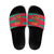 Benin Christmas Slide Sandals with Safari Animals Baobab Tree and National Coat of Arms Design - Wonder Print Shop