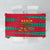 Benin Christmas Tablecloth with Safari Animals Baobab Tree and National Coat of Arms Design - Wonder Print Shop
