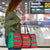 Benin Christmas Travel Bag with Safari Animals Baobab Tree and National Coat of Arms Design - Wonder Print Shop