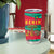 Benin Christmas Tumbler Cup with Safari Animals Baobab Tree and National Coat of Arms Design - Wonder Print Shop