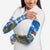 Scotland Christmas Arm Sleeves with Nessie Santa Hat and Blue Tartan Tree - Wonder Print Shop
