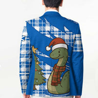 Scotland Christmas Blazer with Nessie Santa Hat and Blue Tartan Tree - Wonder Print Shop