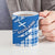 Scotland Christmas Ceramic Mug with Nessie Santa Hat and Blue Tartan Tree - Wonder Print Shop