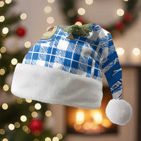 Scotland Christmas Santa Hat with Nessie Santa Hat and Blue Tartan Tree - Wonder Print Shop