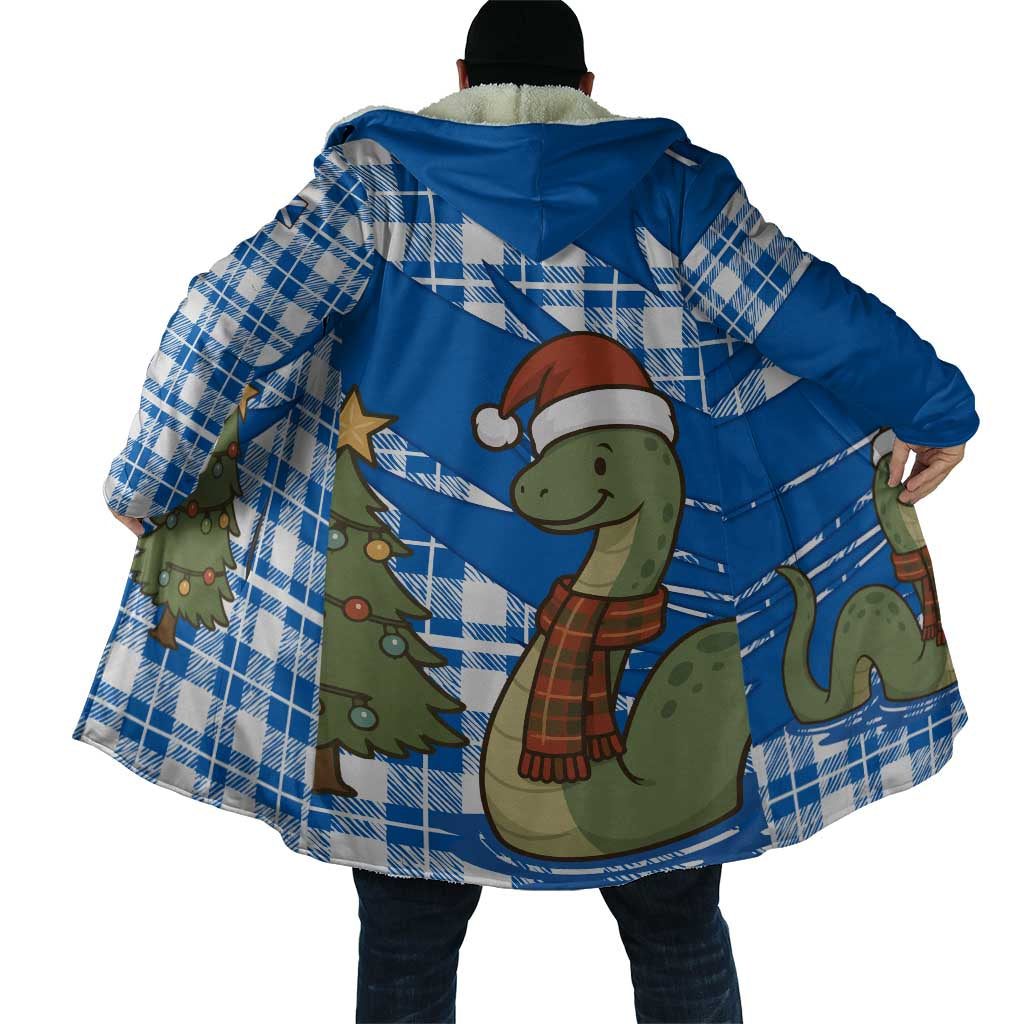 Scotland Christmas Cloak with Nessie Santa Hat and Blue Tartan Tree - Wonder Print Shop