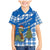 Scotland Christmas Family Matching Mermaid Dress and Hawaiian Shirt with Nessie Santa Hat and Blue Tartan Tree - Wonder Print Shop