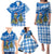 Scotland Christmas Family Matching Puletasi and Hawaiian Shirt with Nessie Santa Hat and Blue Tartan Tree - Wonder Print Shop