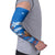 Scotland Christmas Arm Sleeves with Santa Playing Bagpipes and Blue Red Tartan Music Notes - Wonder Print Shop