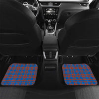 Scotland Christmas Car Mats with Santa Playing Bagpipes and Blue Red Tartan Music Notes - Wonder Print Shop