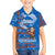 Scotland Christmas Family Matching Tank Maxi Dress and Hawaiian Shirt with Santa Playing Bagpipes and Blue Red Tartan Music Notes - Wonder Print Shop