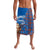Scotland Christmas Lavalava with Santa Playing Bagpipes and Blue Red Tartan Music Notes - Wonder Print Shop