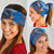 Scotland Christmas Neck Gaiter with Santa Playing Bagpipes and Blue Red Tartan Music Notes - Wonder Print Shop