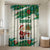 Dominica Christmas Bathroom Set with Santa Snowman and Tropical Carnival Headpiece - Wonder Print Shop