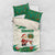 Dominica Christmas Bedding Set with Santa Snowman and Tropical Carnival Headpiece - Wonder Print Shop