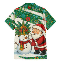 Dominica Christmas Family Matching Mermaid Dress and Hawaiian Shirt with Santa Snowman and Tropical Carnival Headpiece - Wonder Print Shop
