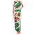 Dominica Christmas Family Matching Tank Maxi Dress and Hawaiian Shirt with Santa Snowman and Tropical Carnival Headpiece - Wonder Print Shop