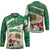 Dominica Christmas Hockey Jersey with Santa Snowman and Tropical Carnival Headpiece - Wonder Print Shop