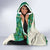 Dominica Christmas Hooded Blanket with Santa Snowman and Tropical Carnival Headpiece - Wonder Print Shop
