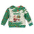 Dominica Christmas Kid Ugly Christmas Sweater with Santa Snowman and Tropical Carnival Headpiece - Wonder Print Shop