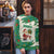 Dominica Christmas Ugly Christmas Sweater with Santa Snowman and Tropical Carnival Headpiece - Wonder Print Shop