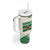 Dominica Christmas Tumbler With Handle with Santa Snowman and Tropical Carnival Headpiece - Wonder Print Shop