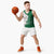 Dominica Christmas Basketball Jersey with Parrot Gift Box and Festive Pattern Design - Wonder Print Shop