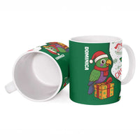 Dominica Christmas Ceramic Mug with Parrot Gift Box and Festive Pattern Design - Wonder Print Shop