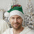 Dominica Christmas Santa Hat with Parrot Gift Box and Festive Pattern Design - Wonder Print Shop