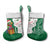 Dominica Christmas Stocking with Parrot Gift Box and Festive Pattern Design - Wonder Print Shop