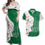 Dominica Christmas Couples Matching Off Shoulder Maxi Dress and Hawaiian Shirt with Parrot Gift Box and Festive Pattern Design - Wonder Print Shop